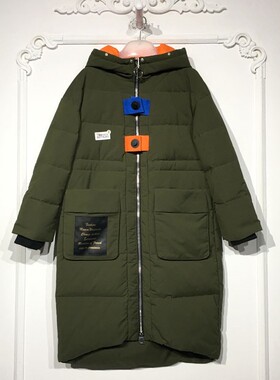 潮系列 8277S263 时尚羽绒服品牌女装折扣颦薪