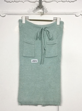 M系列 8154S158 时尚针织半身裙品牌女装折扣颦薪