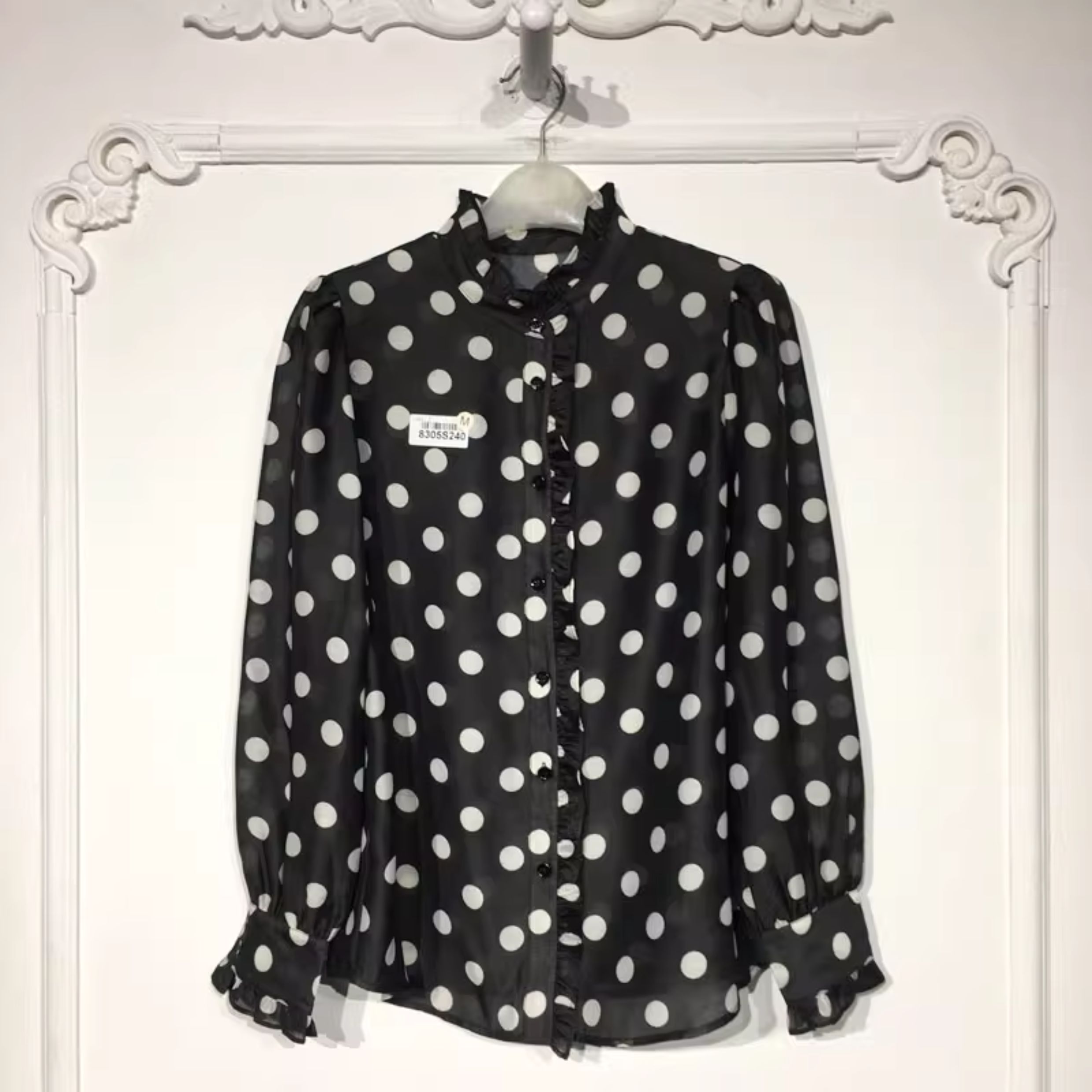 歌J系列 8305S240 时尚衬衫品牌女装折扣颦薪