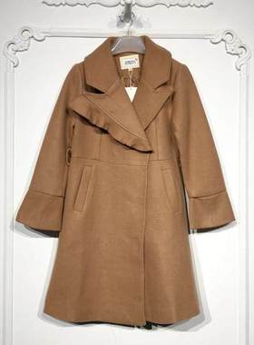 NZ系列 8274S111 时尚毛呢外套品牌女装折扣颦薪