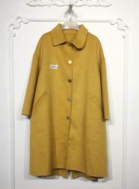 容系列 8151S101 时尚双面呢毛呢外套品牌女装折扣颦薪