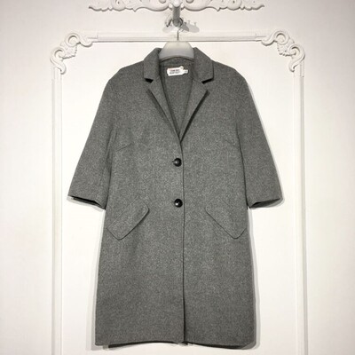 潮系列 8281S273 时尚羊毛双面呢毛呢外套品牌女装折扣颦薪