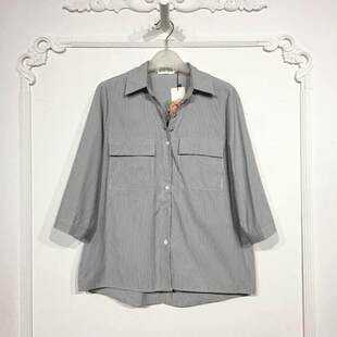 品牌女装 伊X系列 衬衫 时尚 折扣颦薪 8134S278