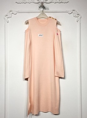 欧旗下FP系列 8289S153 时尚针织连衣裙品牌女装折扣颦薪