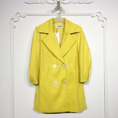 伊X系列 8147S029 时尚毛呢外套品牌女装折扣颦薪