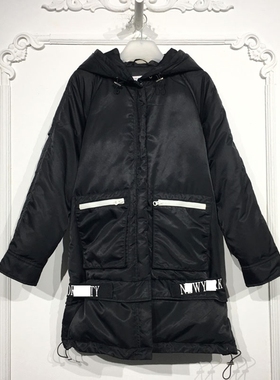 M系列 8176S025 时尚长款羽绒服品牌女装折扣颦薪