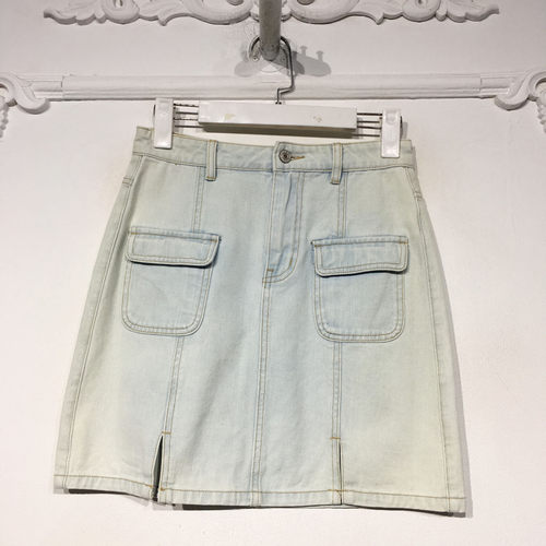 容悦 8345S157 时尚牛仔短裙品牌女装折扣颦薪
