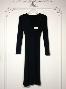 KRD系列 8309S204 时尚针织连衣裙品牌女装折扣馨薪