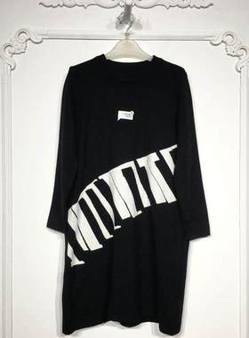 潮系列 8242S037 时尚针织连衣裙品牌女装折扣颦薪