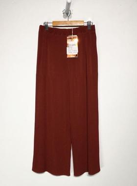 潮系列 Z01-A00918 时尚八分裤品牌女装折扣颦薪