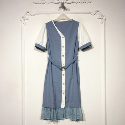 容悦 8344S060 时尚连衣裙品牌女装折扣颦薪