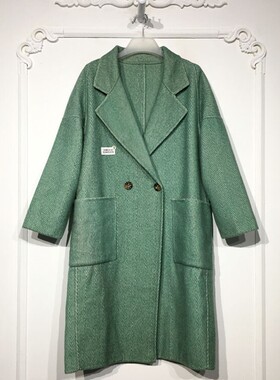 容悦 8246S206 时尚羊毛双面呢毛呢外套品牌女装折扣颦薪