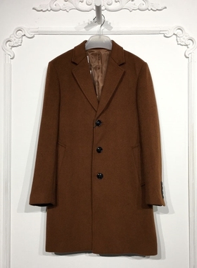 JPDS系列  PF11655 时尚毛呢大衣品牌男装折扣馨