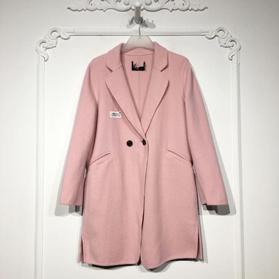 容系列 8248S122 时尚羊毛双面呢毛呢外套品牌女装折扣颦薪