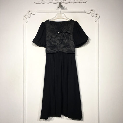 容悦 8342S281 时尚国风新中式连衣裙品牌女装折扣颦薪