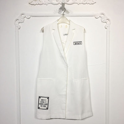 欧系列 8207S078 时尚马夹品牌女装折扣颦薪