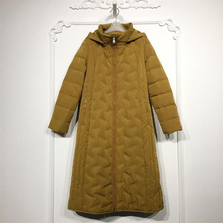 衣系列 8026S131 时尚长款羽绒服品牌女装折扣颦薪