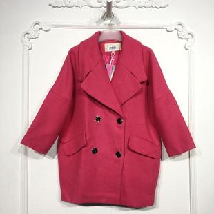 毛呢外套品牌女装 时尚 折扣颦薪 8156S173 艾O系列