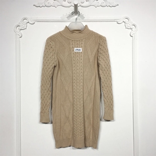 针织连衣裙品牌女装 时尚 折扣颦薪 8137S297 西树系列