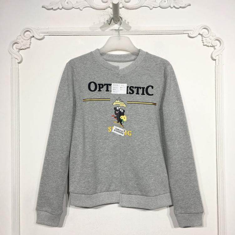 欧系列 8184S094 时尚卫衣品牌女装折扣颦薪