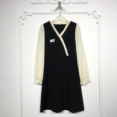 N系列 8141S105 时尚连衣裙品牌女装折扣颦薪