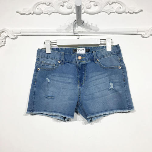 HC系列 D87077 时尚牛仔短裤品牌女装折扣颦薪