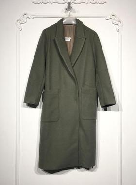 西树系列 8276S244 时尚毛呢外套品牌女装折扣颦薪