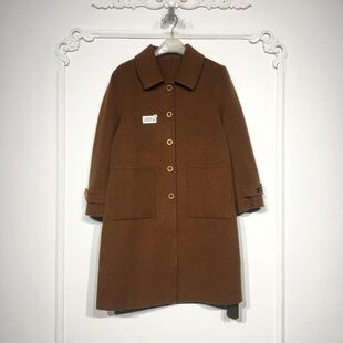 羊毛双面呢毛呢外套品牌女装 时尚 折扣颦薪 8276S198 西树系列