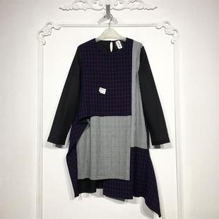 连衣裙品牌女装 时尚 折扣颦薪 D92393 潮系列