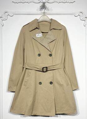 容悦 8290S152 时尚风衣外套品牌女装折扣颦薪