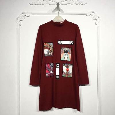 UGC系列 8163S095 时尚连衣裙品牌女装折扣颦薪