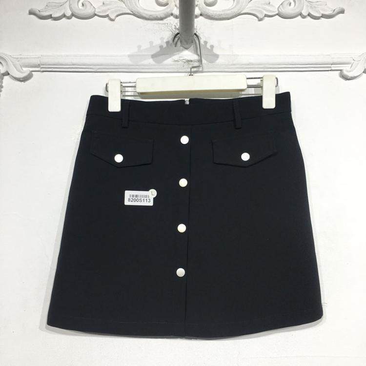 潮系列 8200S113 时尚短裙品牌女装折扣颦薪