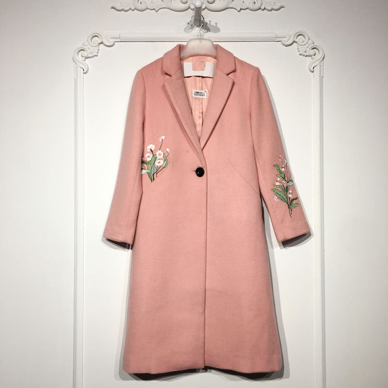 欧系列 8253S063 时尚毛呢外套品牌女装折扣颦薪