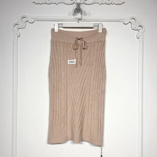 针织半身裙品牌女装 时尚 折扣颦薪 8278S007 西树系列