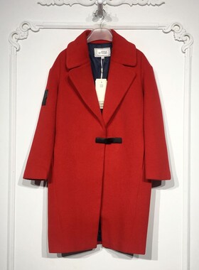 夏系列 8274S263 时尚毛呢外套品牌女装折扣颦薪