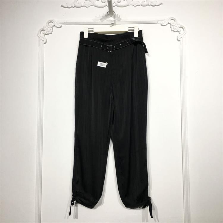 潮系列 8028S016 时尚长裤品牌女装折扣颦薪