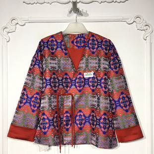 容系列 YB000650 时尚国风新中式短款外套品牌女装折扣颦薪