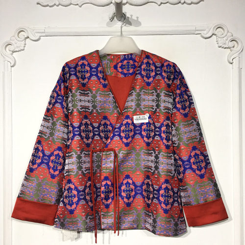 容系列 YB000650 时尚国风新中式短款外套品牌女装折扣颦薪