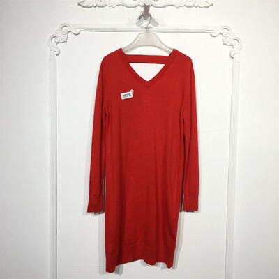 欧系列8121S188 时尚针织连衣裙品牌女装折扣颦薪