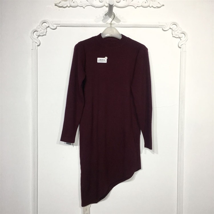 潮系列 8094S279 时尚针织连衣裙品牌女装折扣颦薪