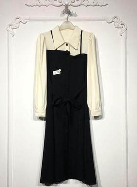 潮系列 8232S050 时尚连衣裙品牌女装折扣颦薪