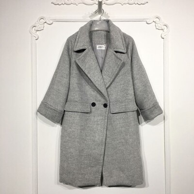 VE系列 8186S033 时尚毛呢外套品牌女装折扣颦薪