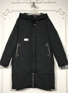 潮系列 8279S216 时尚羽绒服品牌女装折扣颦薪