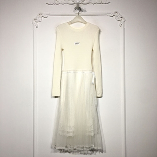 针织连衣裙品牌女装 时尚 折扣颦薪 8268S278 欧系列