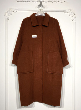 N系列 8247S188 时尚双面呢毛呢外套品牌女装折扣颦薪