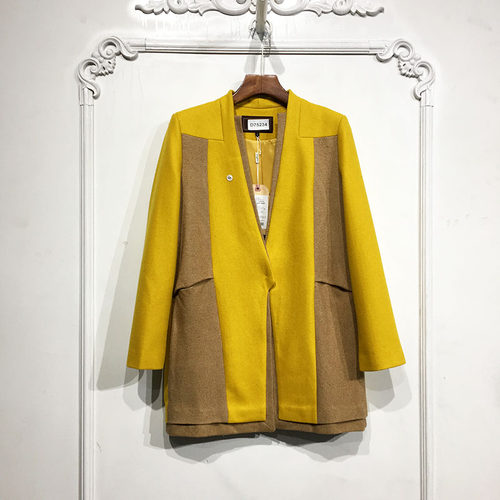 无品牌/无注册商标毛呢长款