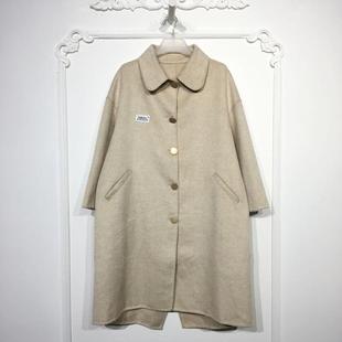 容系列 8151S218 时尚双面呢毛呢外套品牌女装折扣颦薪