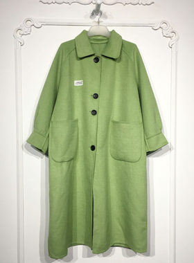 N系列 8247S053 时尚羊毛双面呢毛呢外套品牌女装折扣颦薪