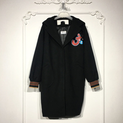 欧系列 8253S062 时尚毛呢外套品牌女装折扣颦薪