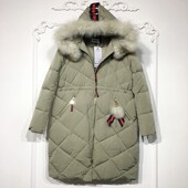 MFF系列 折扣颦薪 真毛领羽绒服品牌女装 8283S277 时尚